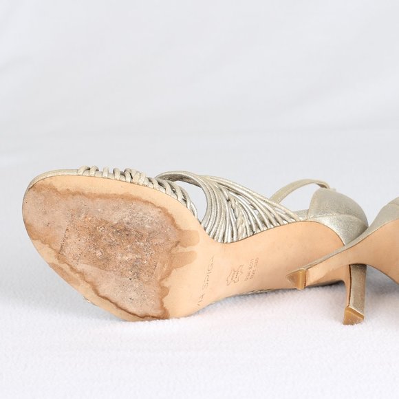 Via Spiga Dorian Gold / Silver Heel - Picture 3 of 4